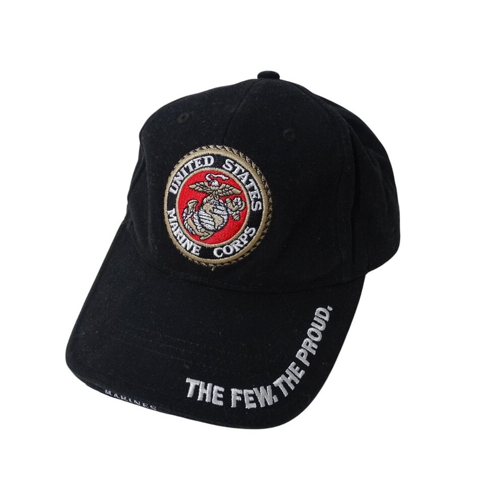 Rothco United States Marine Corps Adjustable Baseball Cap Black One Size